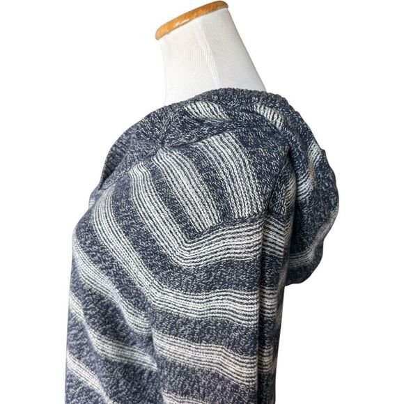 Womens Eddie Bauer Striped Hoodie Hooded Pullover Striped Sweater - Sz XL - Picture 2 of 2